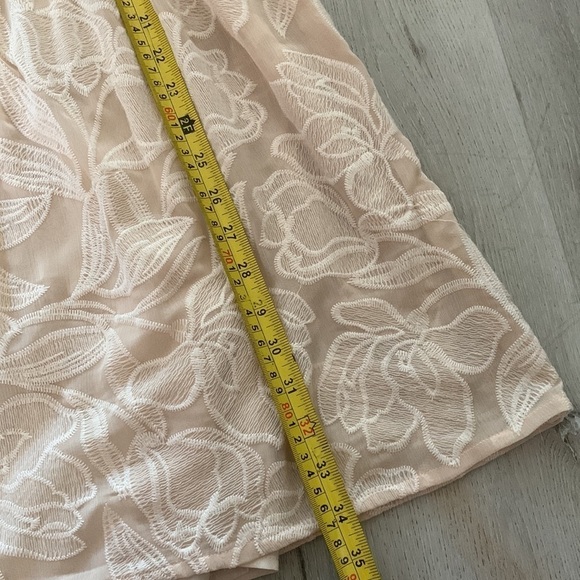 Suncoo Paris Serlie Robe Carry Lace Embroidered Dress Being Size T2/M ruffle - Picture 14 of 16